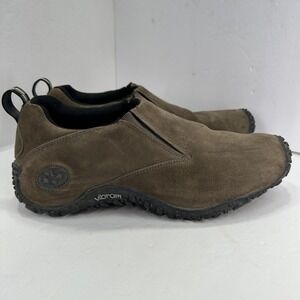 Merrell Chameleon Jungle Moc Gunsmoke Men's 10 Suede Slip On Vibram